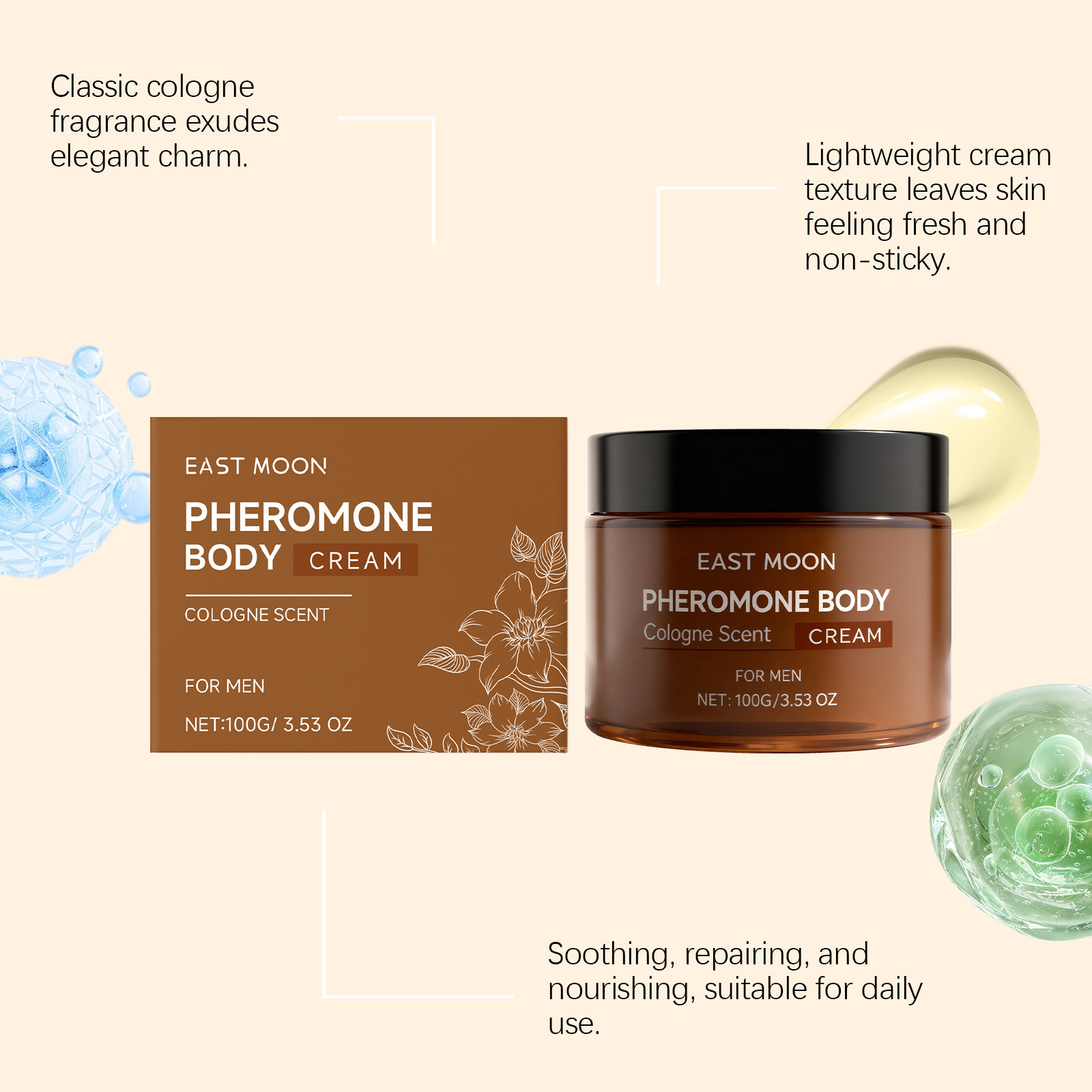 East Moon Men Fragrance Moistu – Perfume Fragrance Body Lotion recenzja i cena