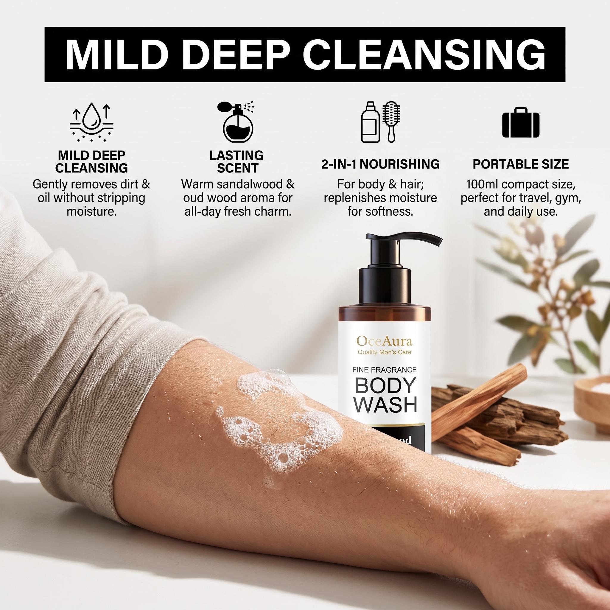 OceAura Sandalwood Body Wash O – Perfume Fragrance Body Lotion recenzja i cena